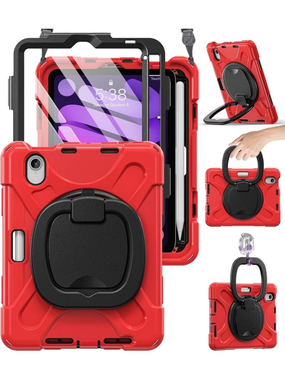iPad Mini 7/6th Gen Case - Slim, Lightweight, Shockproof Protection Cover